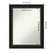 Amanti Art Non-Beveled Wall Mirror, Trio Oil Rubbed Bronze Frame